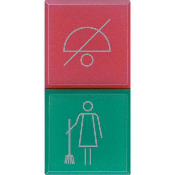 230V out-door lampholder with double optical signalling: do not disturb (DND) and make up room (MUR)