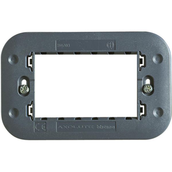 Support in resin charged glass 3 modules