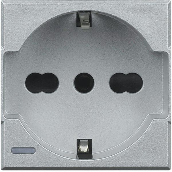 Socket 2P+T 16A 250 Vac