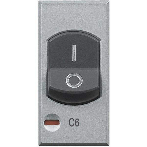 Thermal magnetic circuit breaker 2 poles with 1P protected 6A 230 Vac- Icn= 1500A 230 Vac