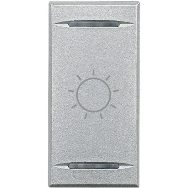 Key cover for 2 functions with illuminated lens - with screen printing symbol 'Light'