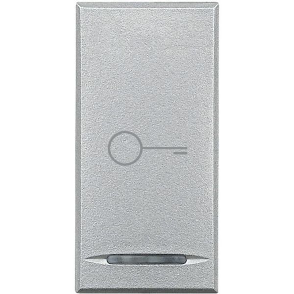 Key cover for 1 function with illuminated lens with screen printing symbol 'key'