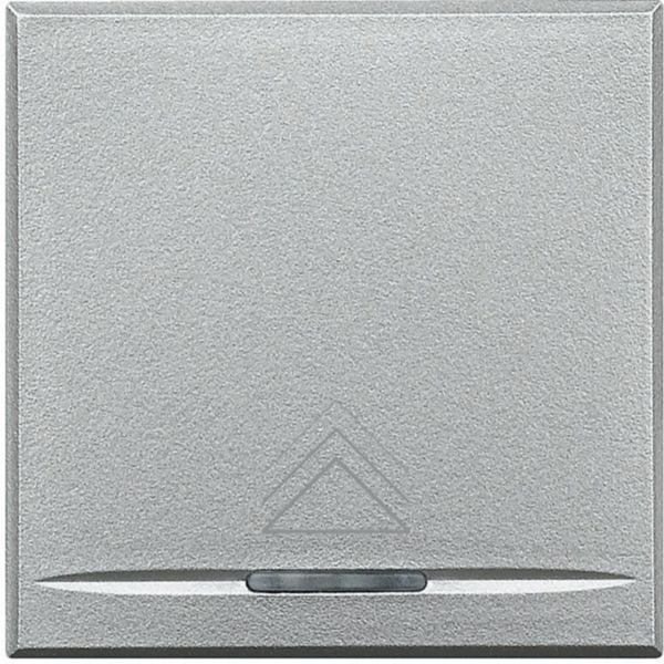 Key cover for 1 function with illuminated lens with screen printing symbol 'dimmer'