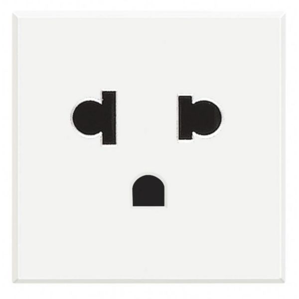 Socket universal 2P+T 16A 127/250 Vac - euroamerican standard