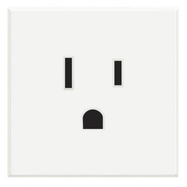 Socket 2P+T 15A 127/250 Vac - american standard