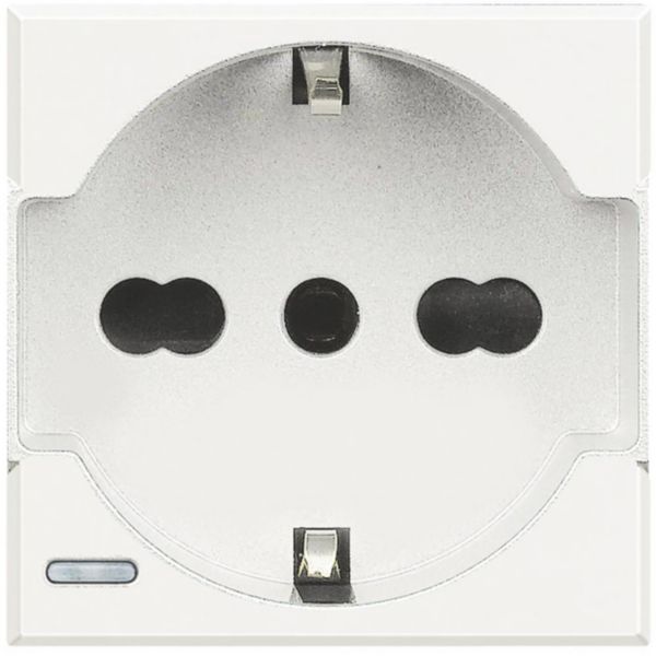 Socket 2P+T 16A 250 Vac