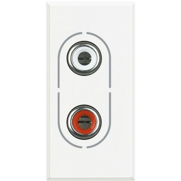 Socket for audio - 2 connectors RCA