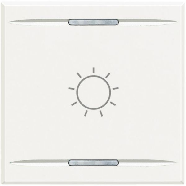 Key cover for 2 functions with illuminated lens with screen printing symbol 'Light'