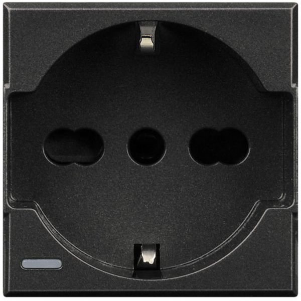 Socket 2P+T 16A 250 Vac