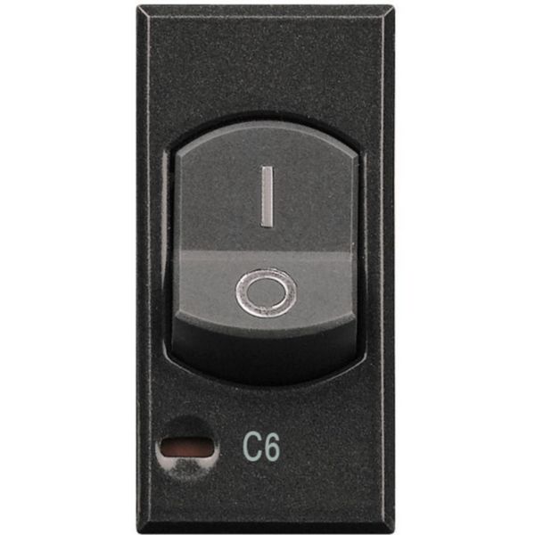 Thermal magnetic circuit breaker 2 poles with 1P protected 6A 230 Vac- Icn= 1500A 230 Vac
