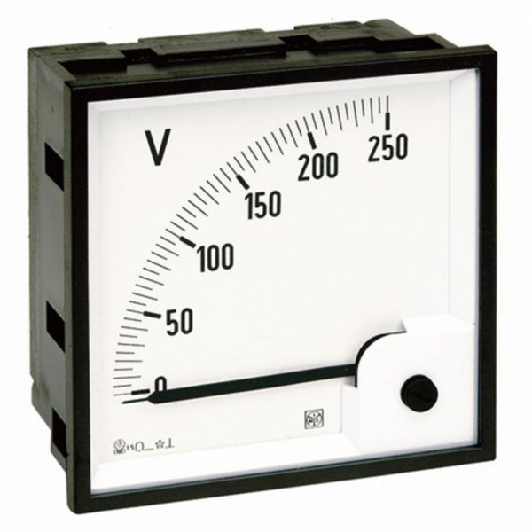 Voltmeter DC RQ96M - (by transducers) - Vn: 10÷0÷10V