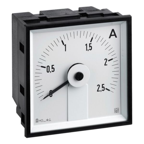 Ammeter DC AQ96M - (by transducers) - In: 5÷0÷5mA