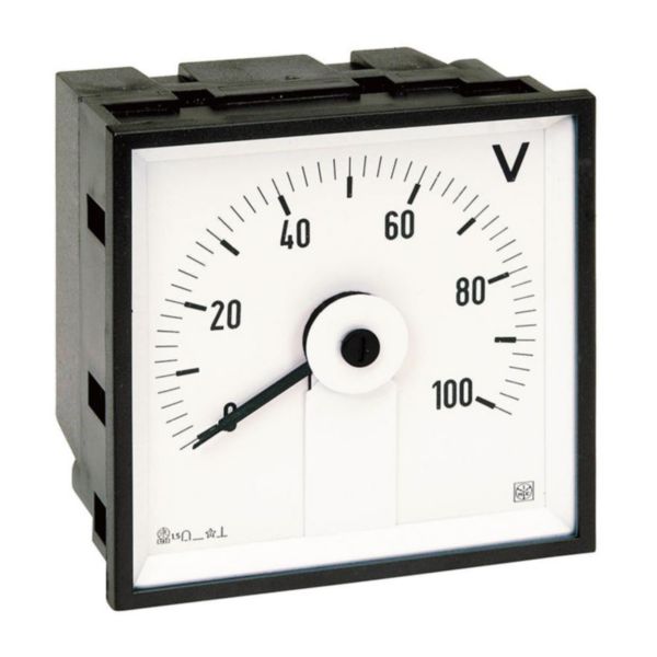 Voltmeter DC AQ96M - (by transducers) - Vn: 60÷0÷60mV