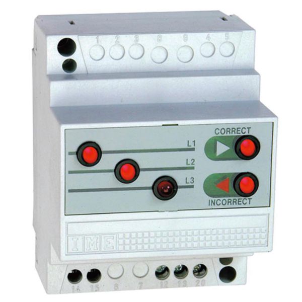 Sequencymeter RQ72SE - 4 DIN modules - Vn: 100÷440V