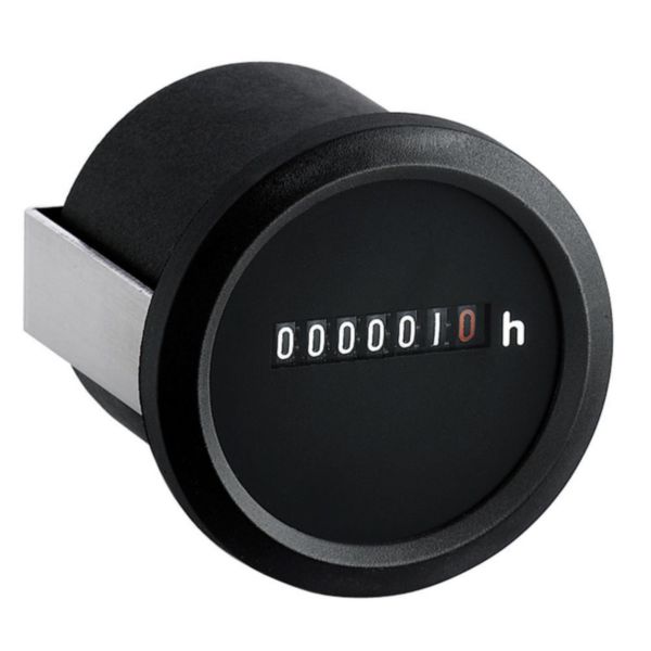 Hour counter C580 - Dim: diameter 58mm - Vn: 10÷80 Vdc