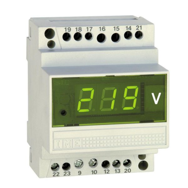 Digital ammeter DC DGM D4 (by shunt) - Input: 60/100/150mV - Aux: 230Vac
