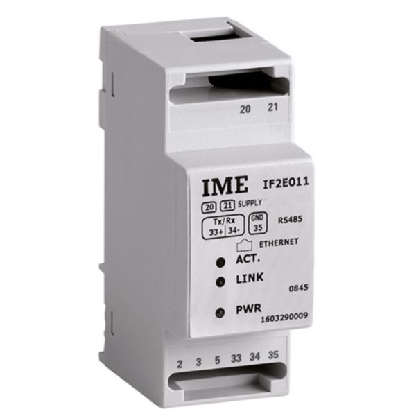 Communication interface for conversion RS485/Ethernet - Aux: 80÷270Vac