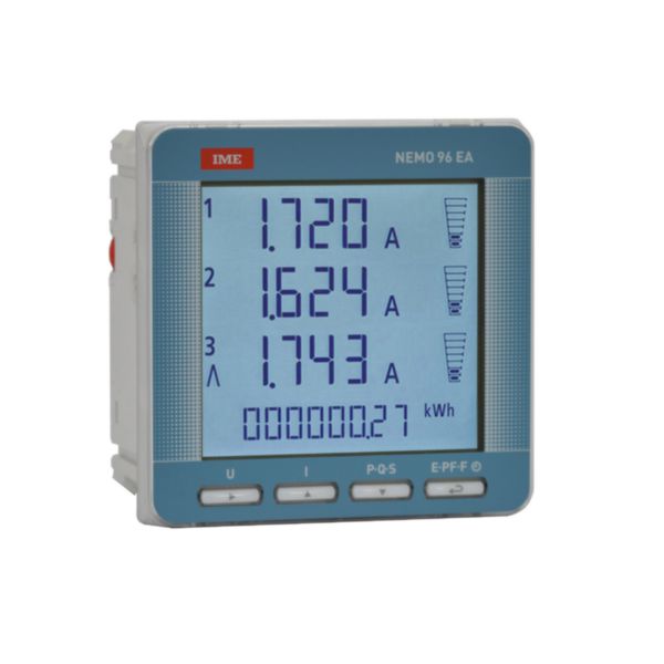 Nemo 96 EA - Multifunction with active energy count (cl.0.5) /reactive (cl.2)