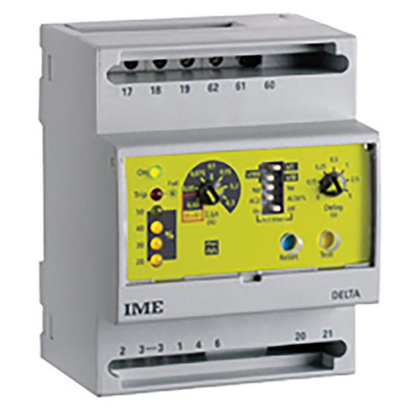 Residual current relay Delta D4-l for public Lighting and traffic Light plants