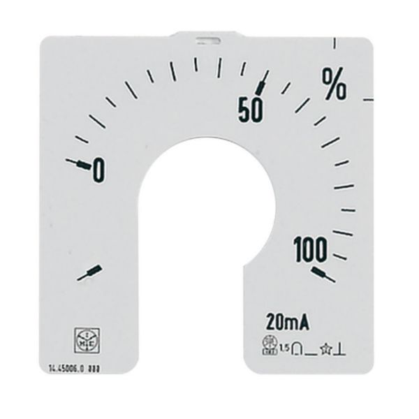 AQ48M - Interchangeable scale for ammeters (by CT) - In: 4÷20mA