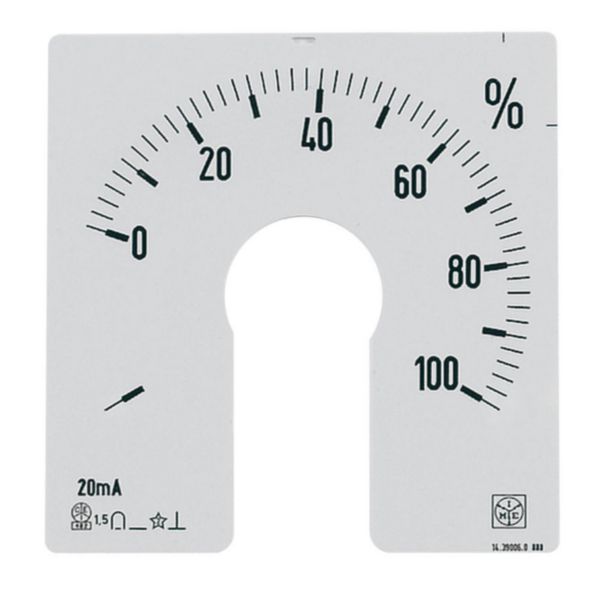 AQ72M - Interchangeable scale for ammeters (by CT) - In: 4÷20mA