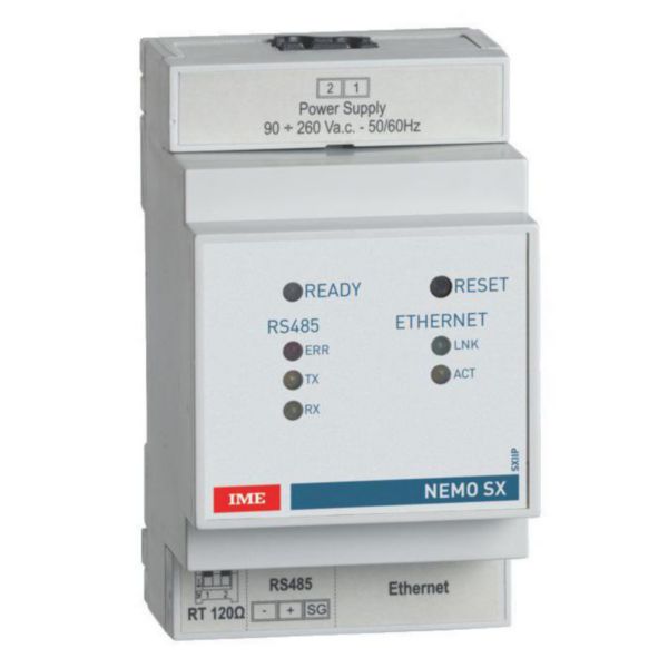 RS485 / Ethernet Modbus converter interface