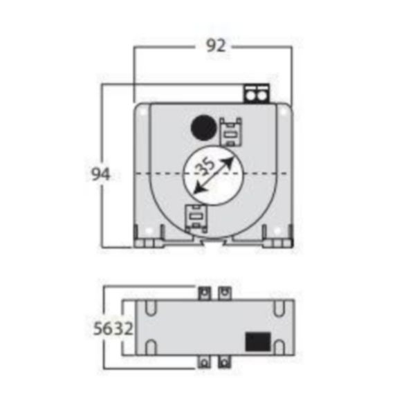 TT35 - Current transformer with integrated transducer