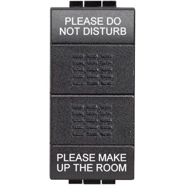 Changeover switch 1P 16A - 250Vac  -  “PLEASE DO NOT DISTURB” and “PLEASE MAKE UP THE ROOM”.