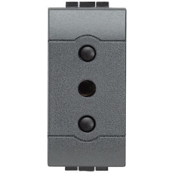 Socket 2P+T 10A 250 Vac