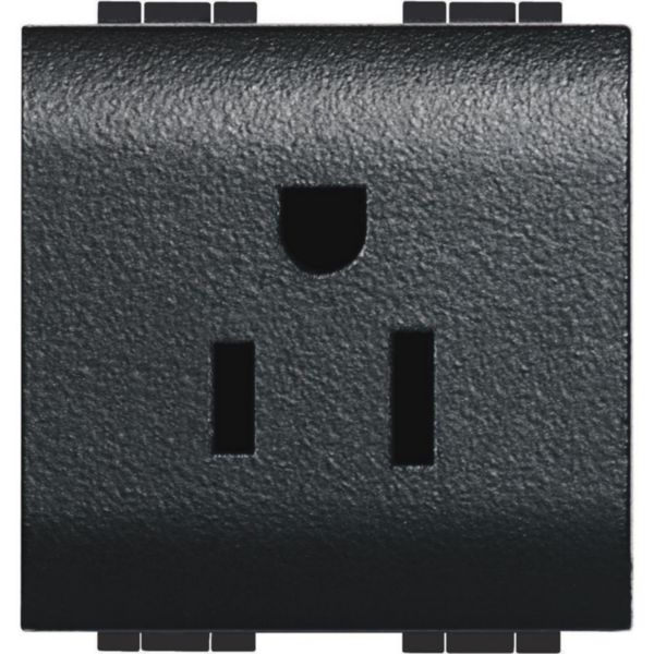 Socket 2P+T 15A 127/250 Vac - american standard