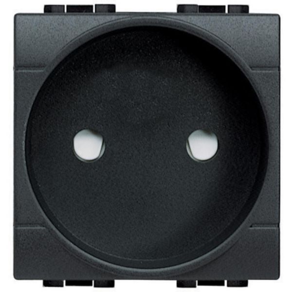 Socket 2P 16A 250 Vac - standard France - shielded tulip contacts