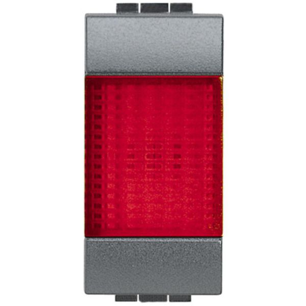 Lamp carrier with red Light. To complete with red LED (LN4742V27CM)