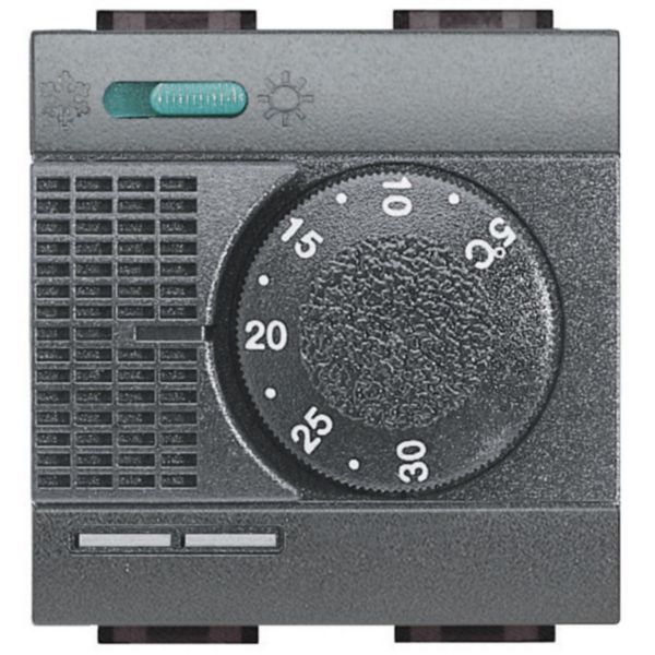 Electronic room thermostat with a built-in “summer/winter” changeover switch - power supply 230 Vac