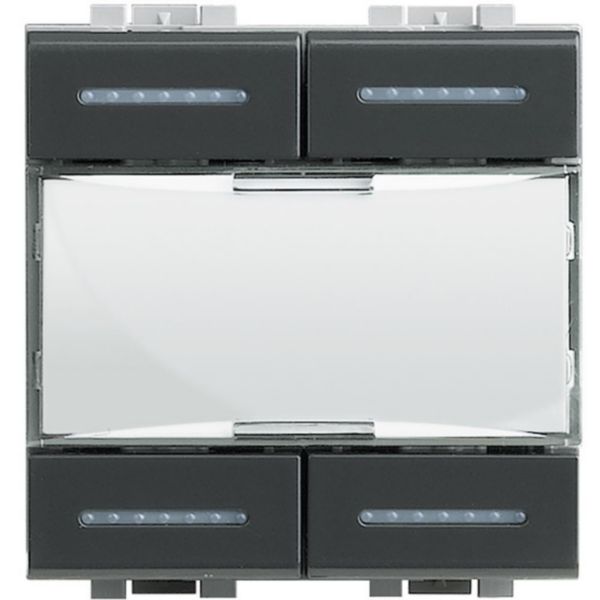 Scenario control for the managing of up to 4 “room set-ups” saved in the scenario module, item F420.