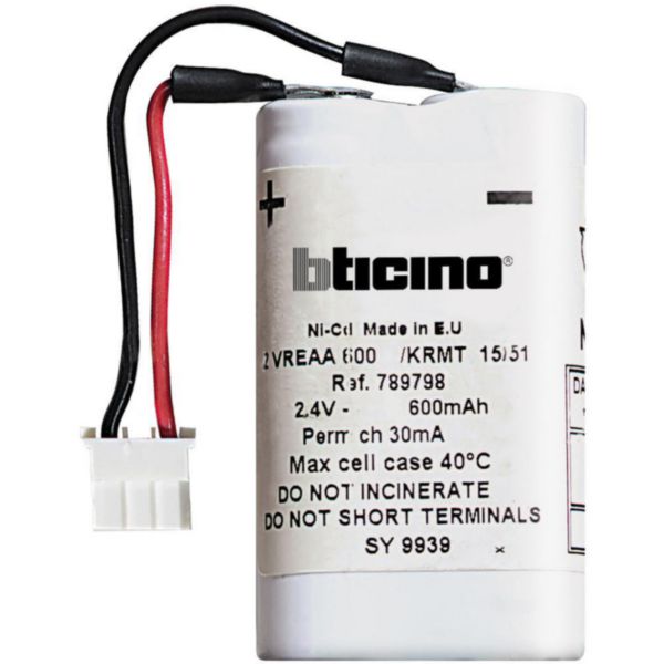 Replacement battery for emergency lamp
