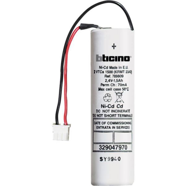 Replacement battery for emergency lamp