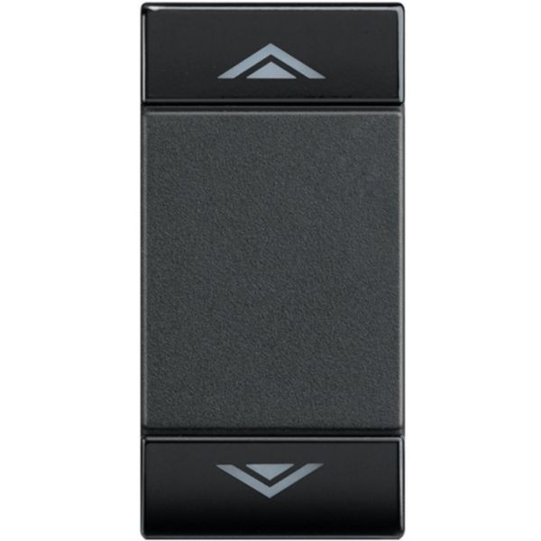 Key cover for 2 functions with illuminated lens - with screen printing ON OFF setting