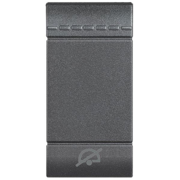 Key cover SCS for tilt control devices with symbol DND "not disturb"