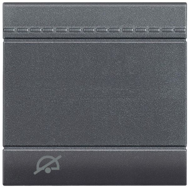 Key cover with illuminated lens - symbol "not disturb"
