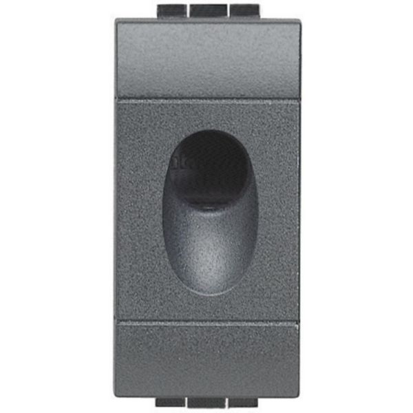 Blank plate with simple output with hole d=9mm
