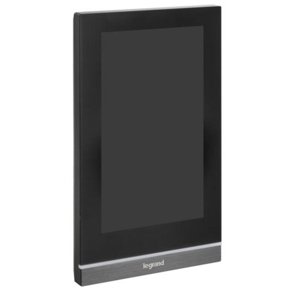 5" touch screen with integrated temperature and proximity sensor.