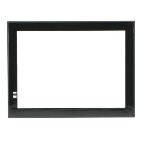 White  frame for plastic support for flush-mounting installation of touch interfaces