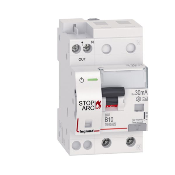 BTDIN Stop Arc with Rcbo 1P+N In= 10A, Idn 0,03A, Vn= 230Vac, Icn 10kA, curve B, type A