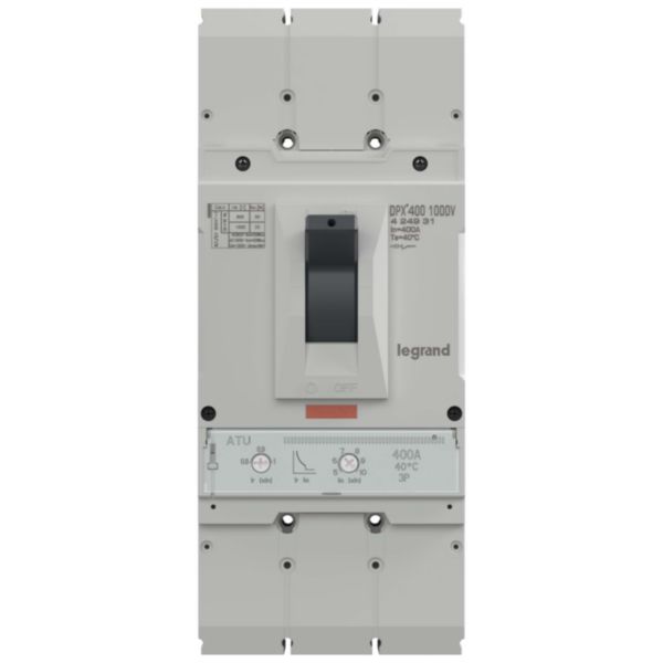 Mccb DPX3 3P  400A, 1000Vac, 25kA