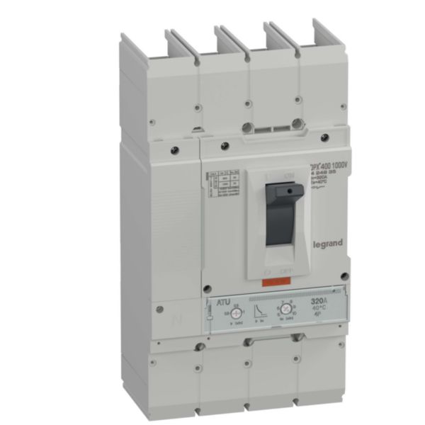 Mccb DPX3 4P  320A, 1000Vac, 25kA
