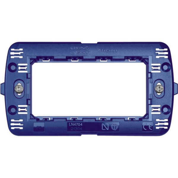 Support for round Cover plates, square and Living International - fixing with screws