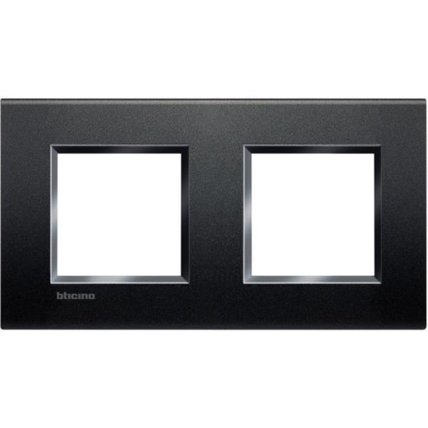 Square cover plate 2x2P 71mm Anthracite