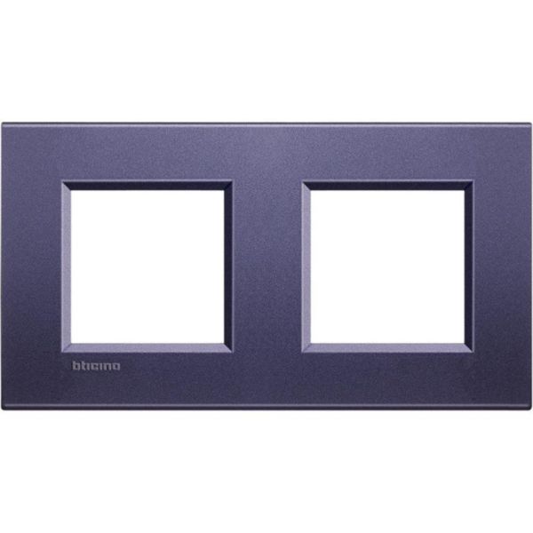 Square cover plate 2x2P 71mm club