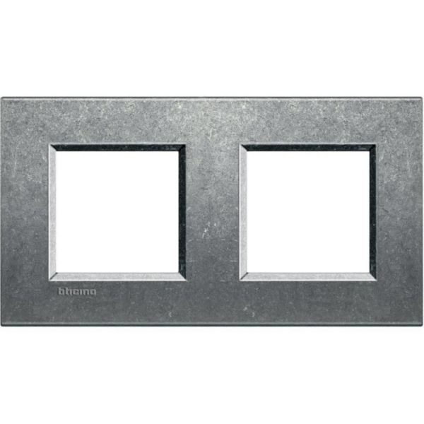 Square cover plate 2x2P 71mm native