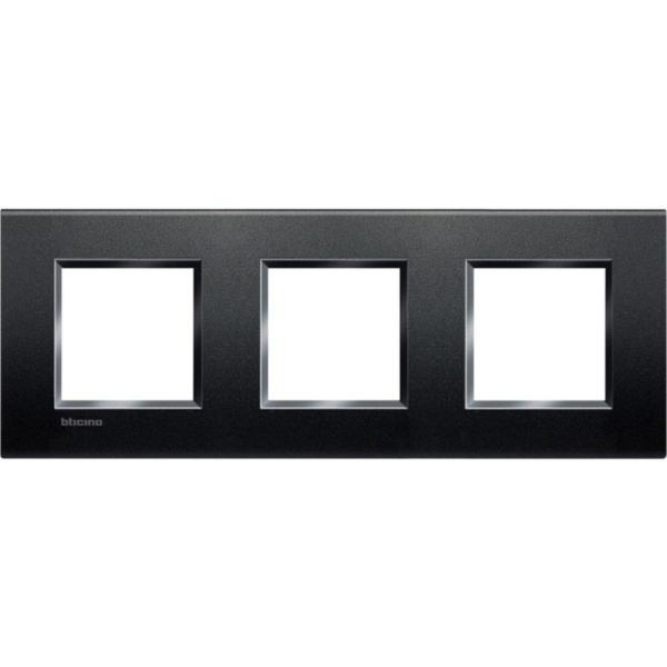 Square cover plate 2x3P 71mm Anthracite